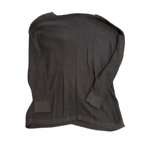 L.L. Bean 100% Cotton Rib-Knit V-Neck Sweater – Women’s Medium - Picture 7 of 7